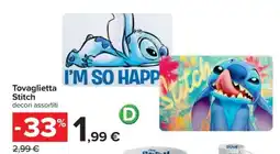 Carrefour Tovaglietta Stitch offerta