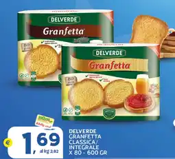 Extra Supermercati Delverde granfetta classica/ integrale offerta