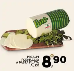 Extra Supermercati Prealpi formaggio a pasta filata offerta