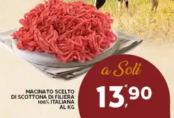 Extra Supermercati Macinato scelto di scottona di filiera 100% italiana offerta