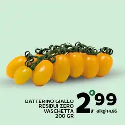 Extra Supermercati Datterino giallo residui zero vaschetta offerta