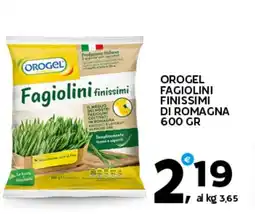 Extra Supermercati Orogel fagiolini finissimi di romagna offerta