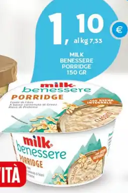 Extra Supermercati Milk benessere porridge offerta