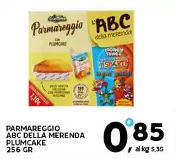 Extra Supermercati Parmareggio abc della merenda plumcake offerta