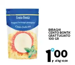 Extra Supermercati Biraghi cento bonta' grattugiato offerta