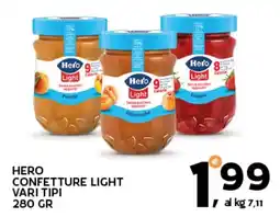 Extra Supermercati Hero confetture light vari tipi offerta