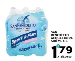 Extra Supermercati San benedetto acqua libera offerta