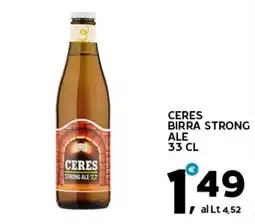 Extra Supermercati Ceres birra strong ale offerta