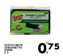 Extra Supermercati Scotch brite strofinetto verde offerta
