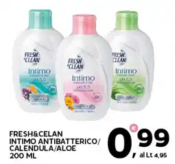 Extra Supermercati Fresh&celan intimo antibatterico/ calendula/aloe offerta