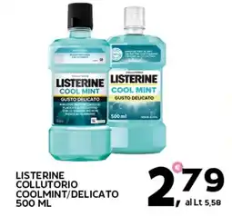 Extra Supermercati Listerine collutorio coolmint/delicato offerta