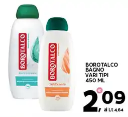 Extra Supermercati Borotalco bagno vari tipi offerta