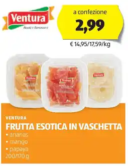 ALDI Ventura frutta esotica in vaschetta offerta