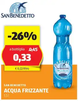 ALDI San benedetto acqua frizzante offerta