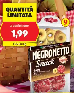 ALDI Negroni negronetto snack offerta