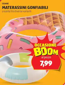 ALDI Crane materassini gonfiabili offerta