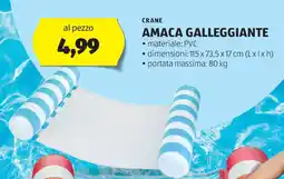 ALDI Crane amaca galleggiante offerta