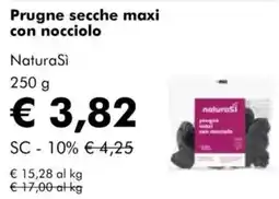 NaturaSì Prugne secche maxi con nocciolo NaturaSi offerta