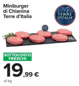Carrefour Market Miniburger di Chianina Terre d'Italia offerta