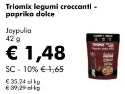 NaturaSì Triomix legumi croccanti - paprika dolce Joypulia offerta