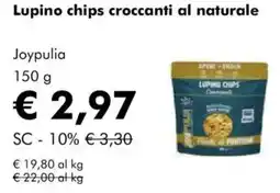 NaturaSì Lupino chips croccanti al naturale Joypulia offerta