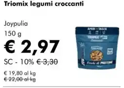 NaturaSì Triomix legumi croccanti Joypulia offerta