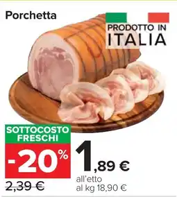 Carrefour Market Porchetta offerta
