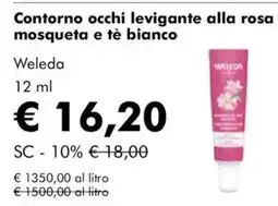 NaturaSì Contorno occhi levigante alla rosa mosqueta e tè bianco Weleda offerta