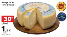 Carrefour Market Asiago DOP Terre d'Italia offerta