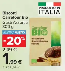 Carrefour Market Biscotti Carrefour Bio offerta