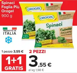 Carrefour Market Spinaci Foglia Più Orogel offerta