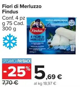 Carrefour Market Fiori di Merluzzo Findus offerta