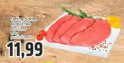 Paghi Poco Fettine Scelte di BOVINO ADULTO offerta
