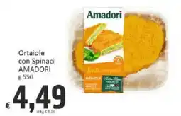 Paghi Poco Ortaiole con Spinaci AMADORI offerta