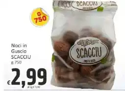 Paghi Poco Noci in Guscio SCACCIU offerta
