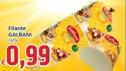 Paghi Poco Filante GALBANI offerta