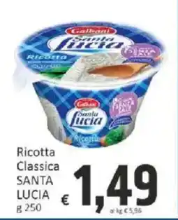 Paghi Poco Ricotta Classica SANTA LUCIA offerta