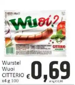 Paghi Poco Wurstel Wuoi CITTERIO offerta