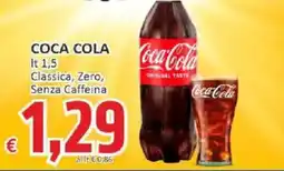 Paghi Poco COCA COLA Classica, Zero, Senza Caffeina offerta