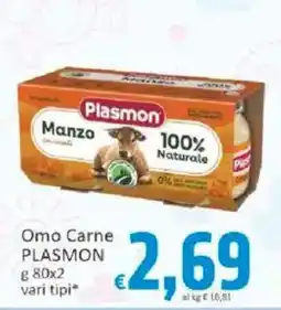 Paghi Poco Omo Carne PLASMON offerta