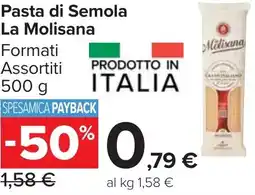 Carrefour Market Pasta di Semola La Molisana offerta