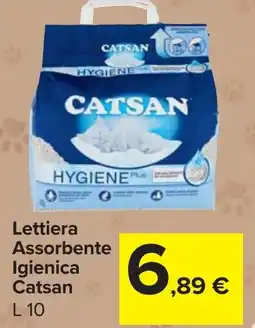 Carrefour Market Lettiera Assorbente Igienica Catsan offerta