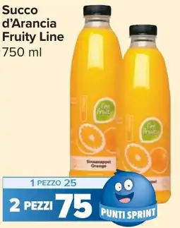 Carrefour Market Succo d'Arancia Fruity Line offerta