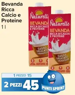 Carrefour Market Bevanda Ricca Calcio e Proteine offerta