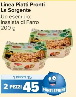 Carrefour Market Linea Piatti Pronti La Sorgente offerta