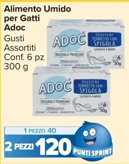 Carrefour Market Alimento Umido per Gatti Adoc offerta