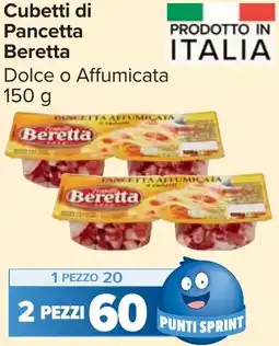 Carrefour Market Cubetti di Pancetta Beretta offerta
