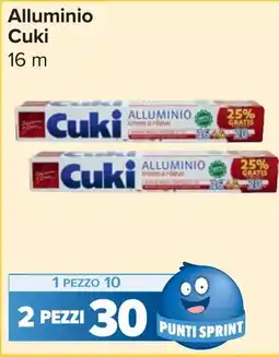 Carrefour Market Alluminio Cuki 16 m offerta