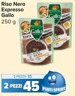 Carrefour Market Riso Nero Expresso Gallo offerta