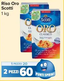 Carrefour Market Riso Oro Scotti offerta